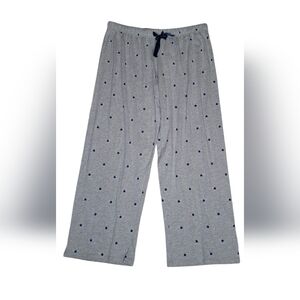 Dallas Cowboys Women's Sleep Lounge Pajama Pants Gray Cotton Blend Size XL